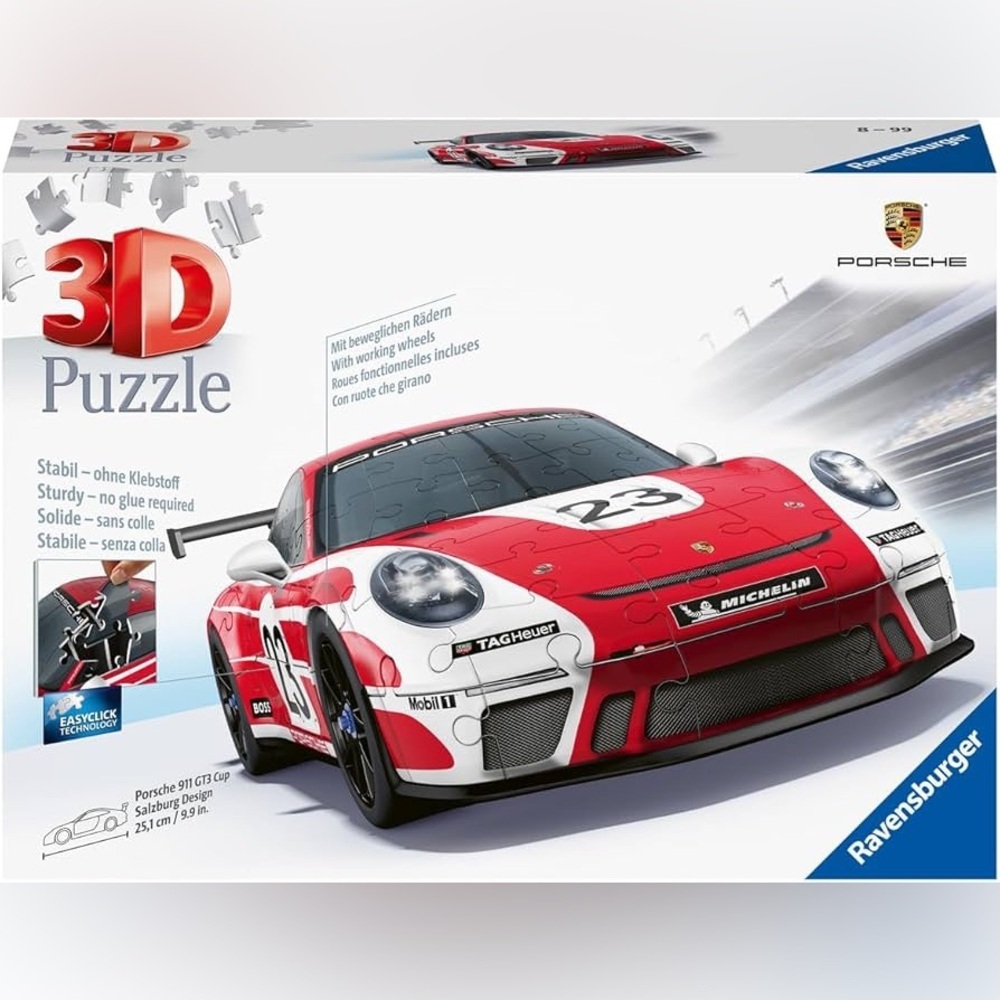 Ravensburger Porsche GT3 Cup Salzburg design in scale 1:18
